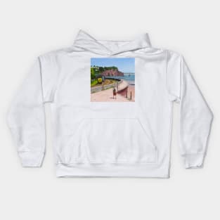 Trains At Teingmouth Kids Hoodie